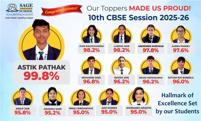Sage International School Student Astik Pathak Creates History with 99.8% in CBSE Class 10